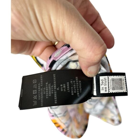 Ted Baker Delilah Multicolored Printed Floral Long Sleeve Mini Dress Size 4 Boho - Picture 8 of 9